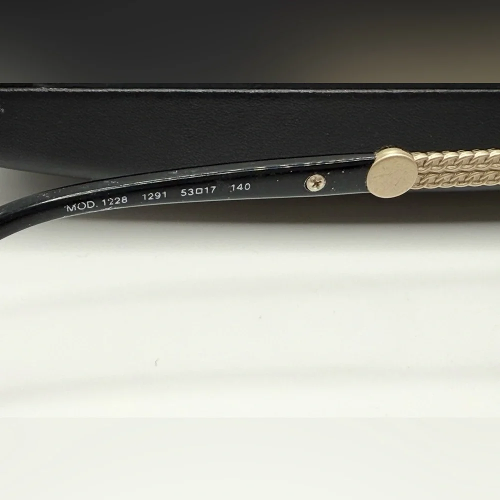 Versace Prescription Glasses VE Mod1228 1291 black/pale gold frames/frame only